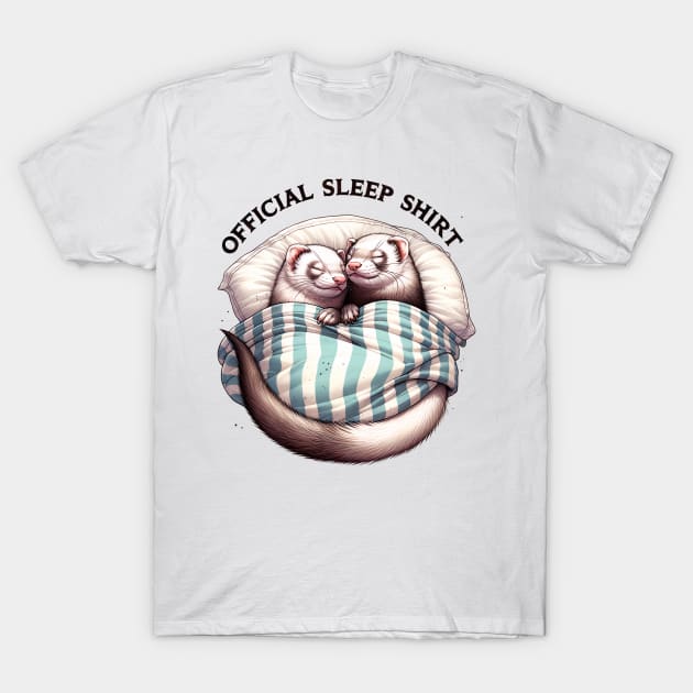 Whiskered Slumber T-Shirt by EternalEntity